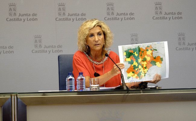 Verónica Casado, durante la rueda de prensa