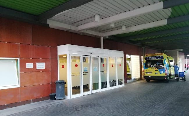 Entrada de Urgencias del Virgen de la Concha