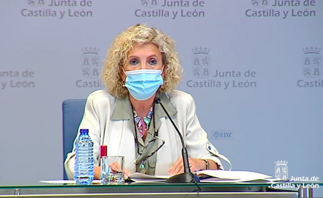 Verónica Casado, en la rueda de prensa