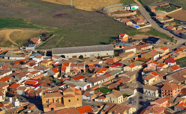 Foto de Coreses desde el aire (Ayuntamiento de Coreses)
