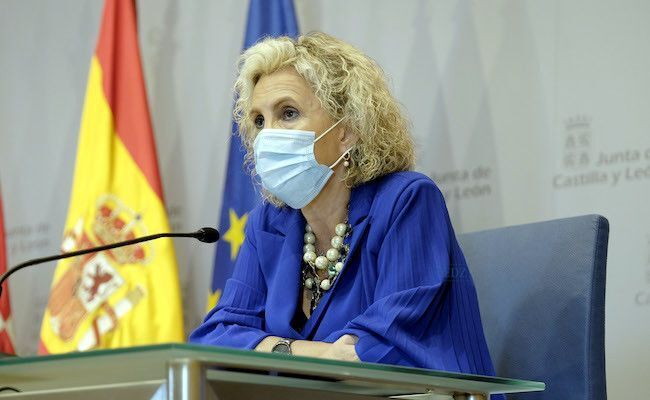 Verónica Casado, en la rueda de prensa