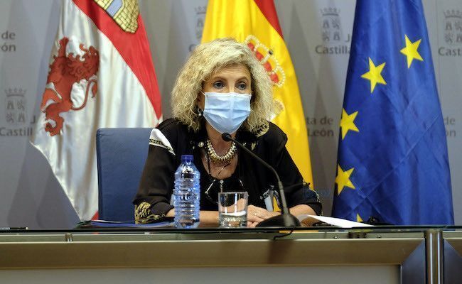 Verónica Casado, en la rueda de prensa