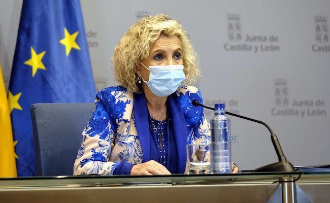 Verónica Casado, durante la rueda de prensa