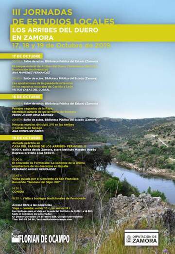 Cartel de las III Jornadas de Estudios Locales