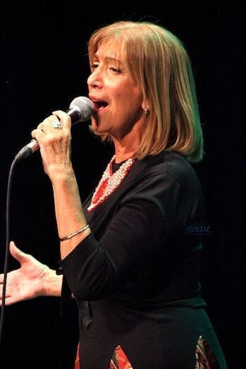 María Salgado, durante el recital