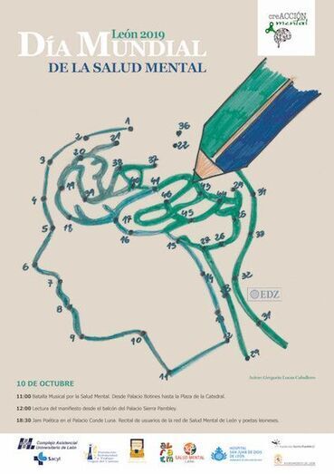 Cartel del Día Mundial de la Salud Mental