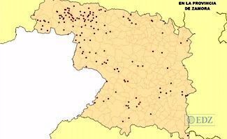 Mapa con las poblaciones de menos de 50 hab.