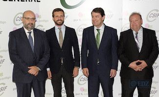 Mañueco y Casado, en la clausura