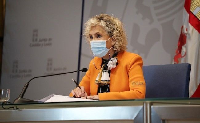 Verónica Casado, en la comparecencia de hoy