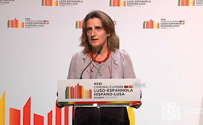 La ministra Teresa Ribera Rodríguez