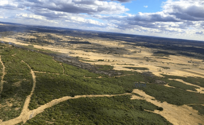 Imagen de la zona, en la retirada de la Brif de Tabuyo del Monte a su base