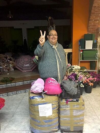 Ángel García, antes de salir desde Toro