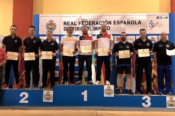 Tiro Olímpico Zamorano, en el podio