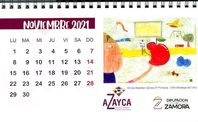 Imagen del calendario solidario