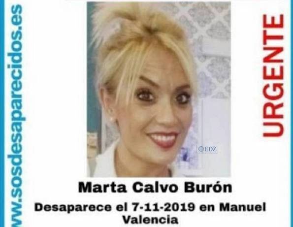 Cartel de la desaparición de Marta Calvo