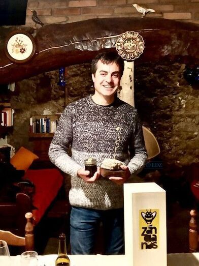 Raúl Sánchez, con su premio