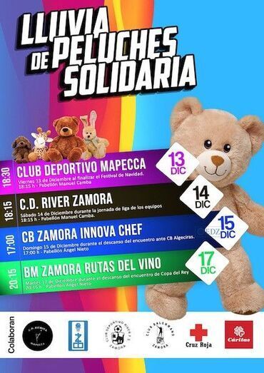 Cartel de la III Lluvia de Peluches Solidaria