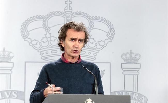 Fernando Simón, durante una rueda de prensa