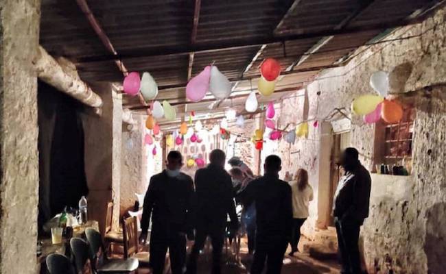 Imagen de archivo de una fiesta ilegal (Policía Local Infantes)