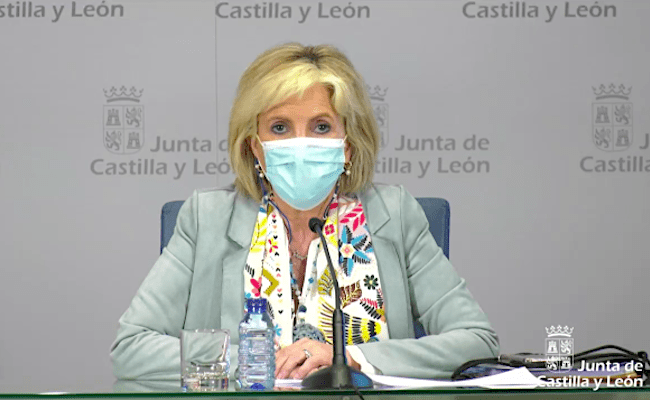 Verónica Casado, en la rueda de prensa