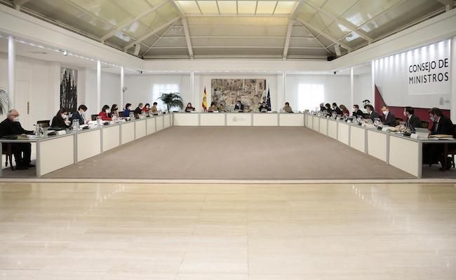 Imagen del Consejo de Ministros de hoy (Pool Moncloa / JM Cuadrado)