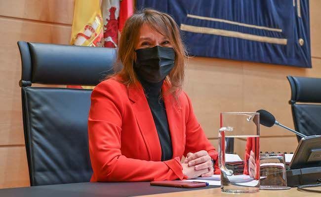 Rocío Lucas, durante su comparecencia