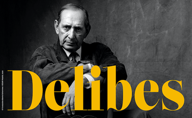 Cartel de la exposición "Delibes"