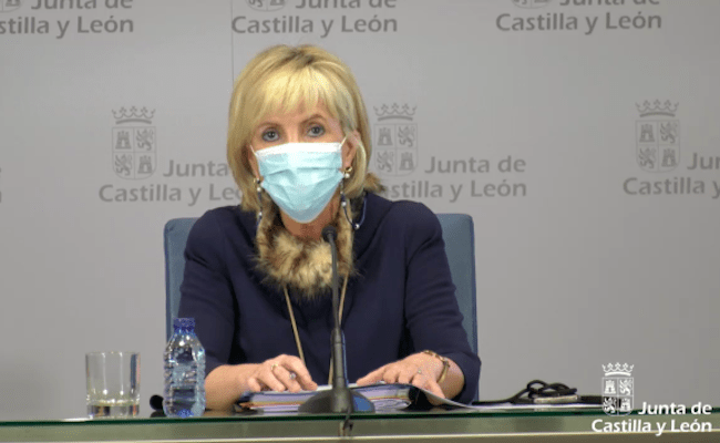 Verónica Casado, en la rueda de prensa