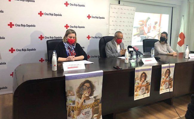 Isabel Blanco, en la sede de Cruz Roja de Zamora