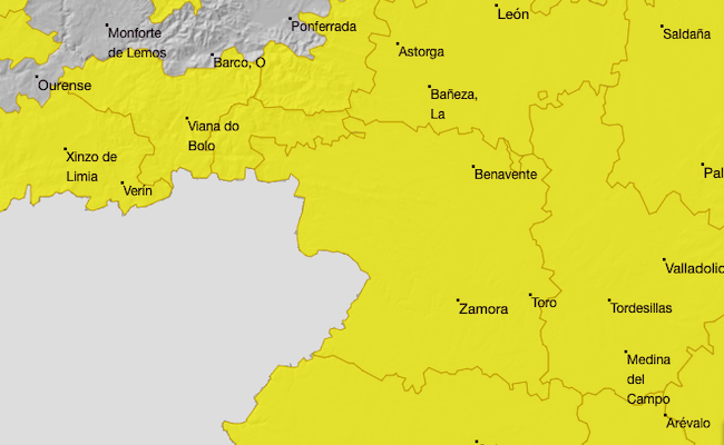Mapa de avisos (AEMET)