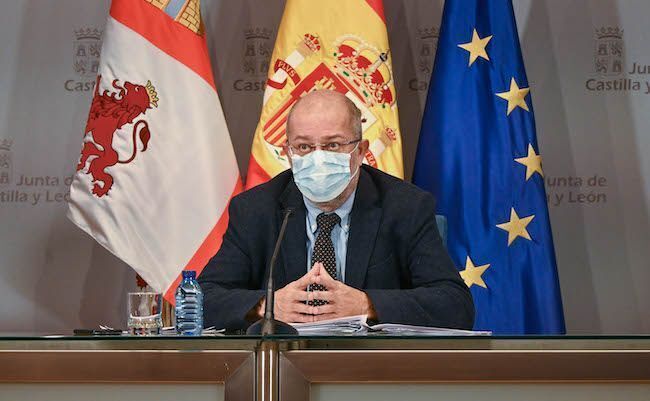 Francisco Igea, durante la rueda de prensa