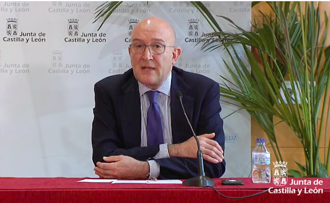 Jesús Julio Carnero, durante una comparecencia