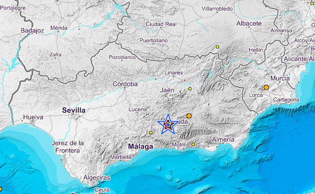 Localización de los temblores