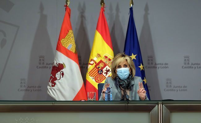 Verónica Casado, durante la rueda de prensa