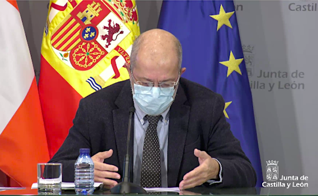 Francisco Igea, en la rueda de prensa