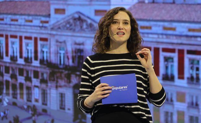 Isabel Díaz Ayuso, en el congreso del PP en León