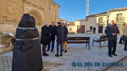 Inauguración de la obra de Flecha en San Claudio de Olivares