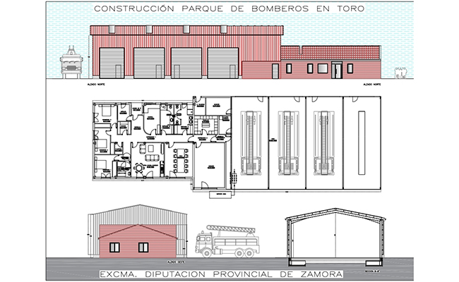 Adjudicadas las obras del Parque Comarcal de Bomberos de Toro