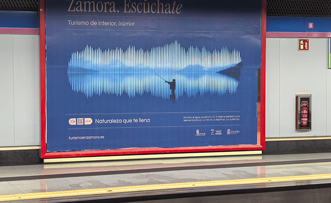 El Ayuntamiento de Zamora promociona la ciudad en el metro de Madrid