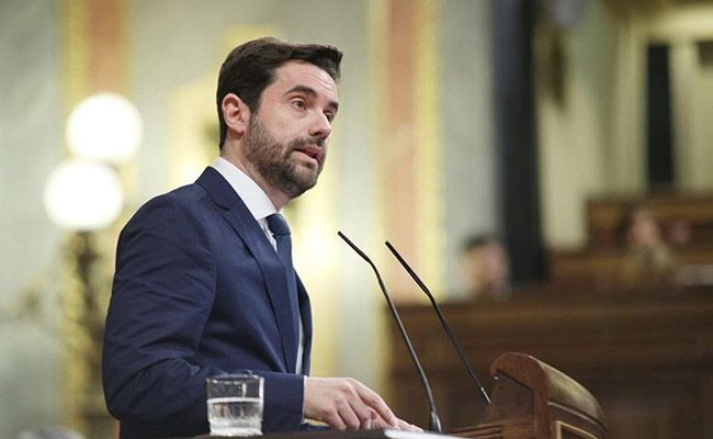 Antidio Fagúndez, hablando en el Congreso