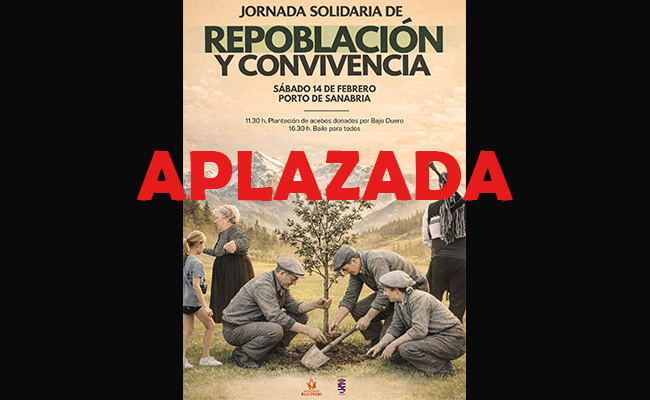 Aplazada la jornada de repoblación en Porto