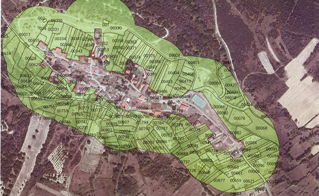 Anillos perimetrales de seguridad contra los incendios en los pueblos