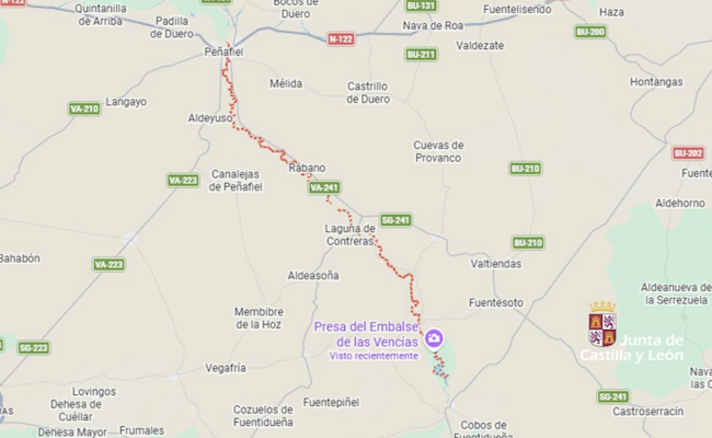 Se pide a los vecinos de los pueblos aguas abajo del Duratón que se mantengan alerta