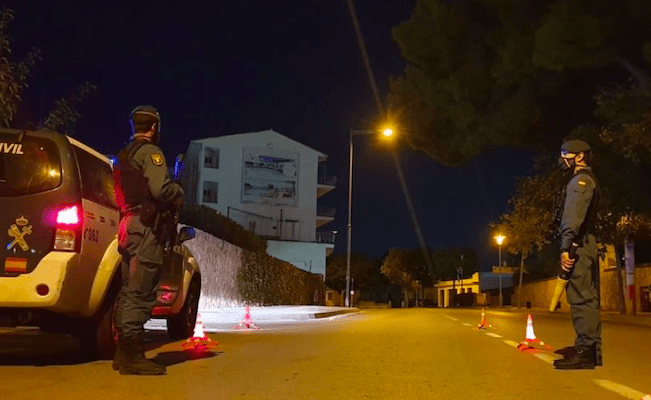 Dispositivo de la Guardia Civil