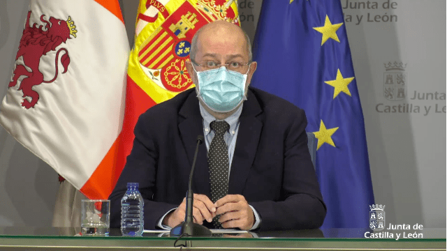 Francisco Igea en la rueda de prensa