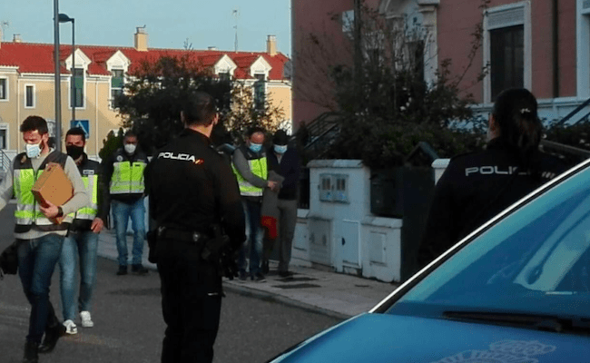 Momento de la detención (Foto: Facebook Francisco Guarido)