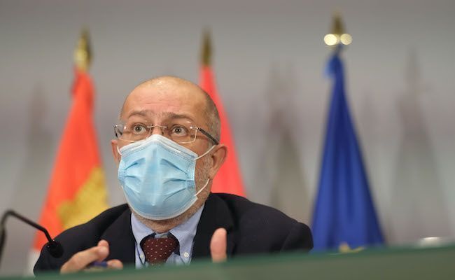 Francisco Igea, en la rueda de prensa