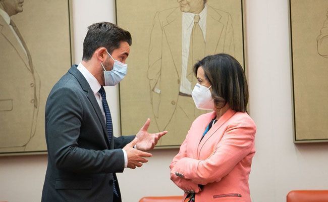 Fagúndez, con Margarita Robles, ministra de Defensa