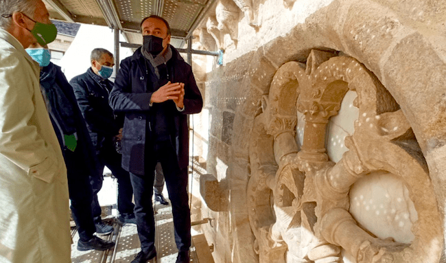 Visita a las obras de San Juan de Puerta Nueva