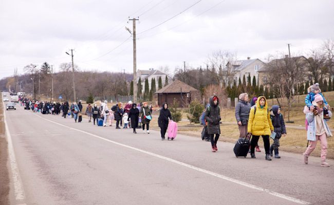 Más de un millón de personas se han desplazado ya por la guerra, principalmente mujeres, ancianos y niños